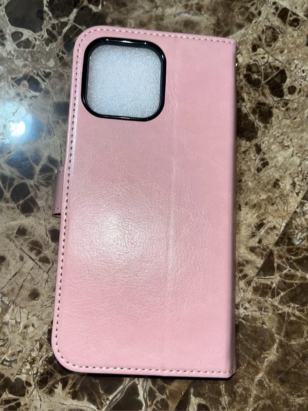 OCase Pink Iphone 15 Pro Max Case Leather Wallet NEW